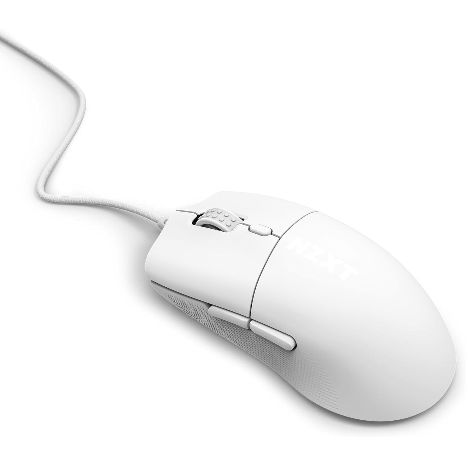 NZXT Lift 2 Ergo MS-001NW-02 Wired Gaming Mouse, 26000 DPI, 8000Hz Polling, White